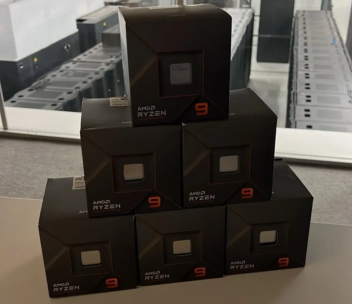 Ryzen CPUs overlooking data center