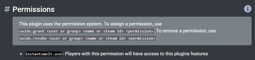 Permissions