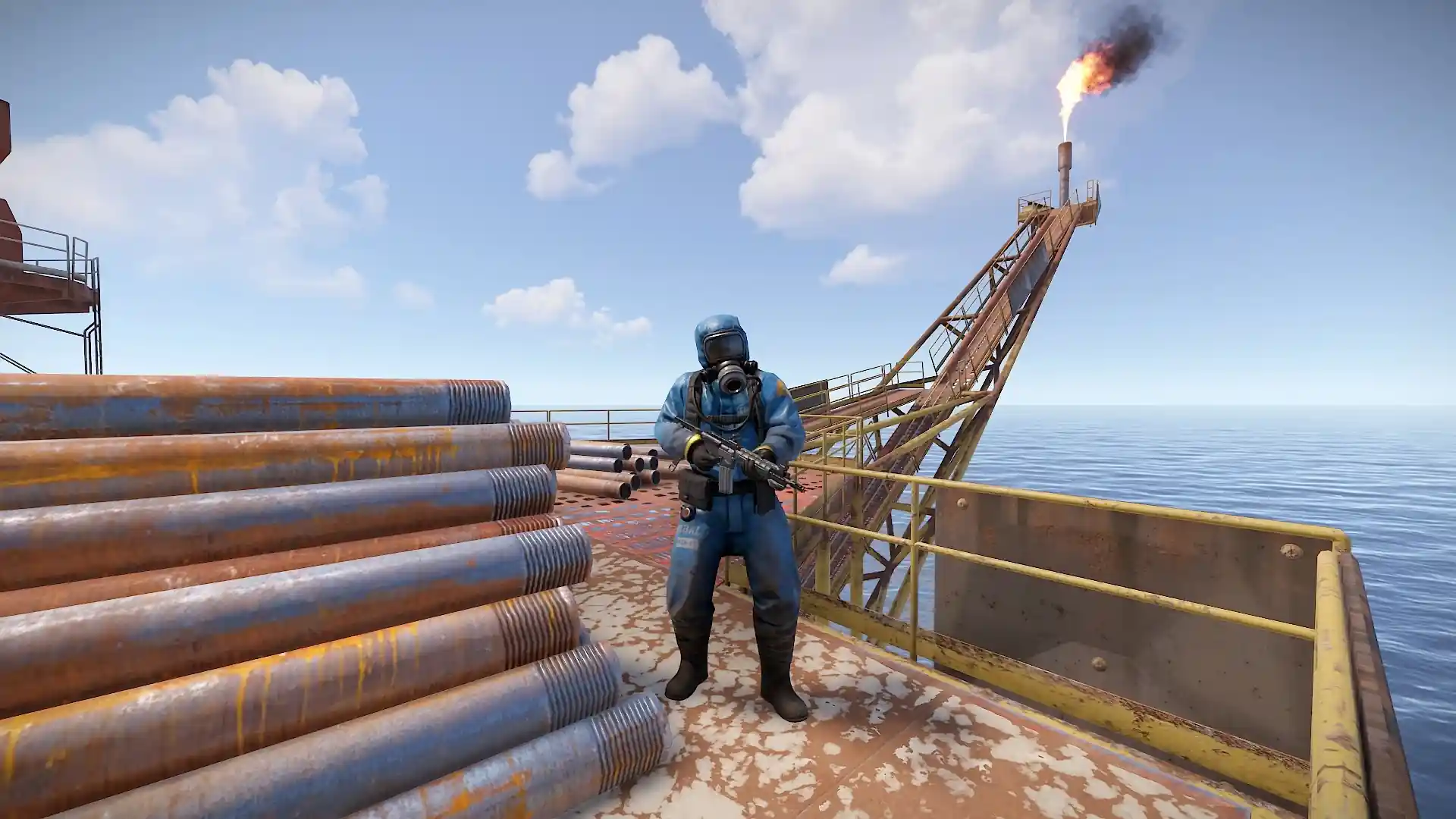 Rust Large Oilrig Scientist
