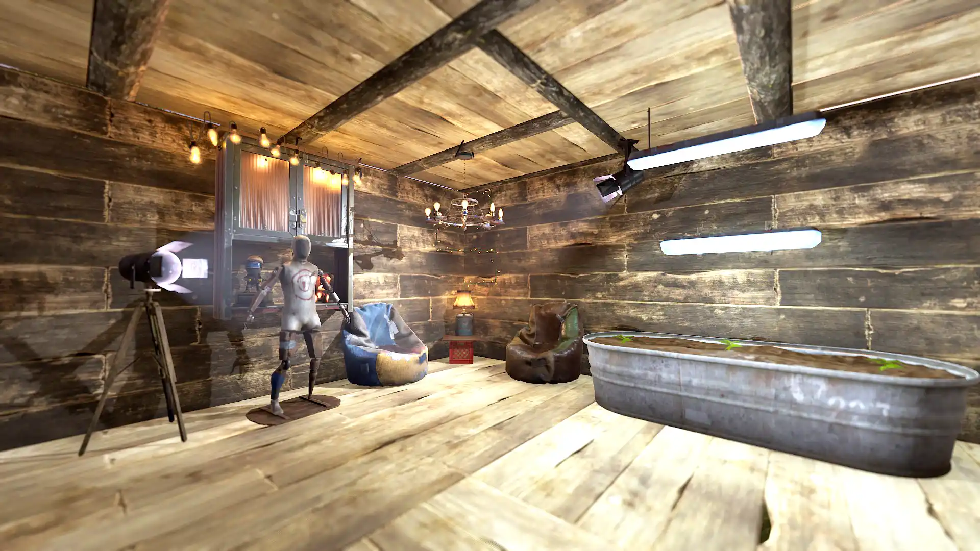 Sitting Area With Lighting DLC Items