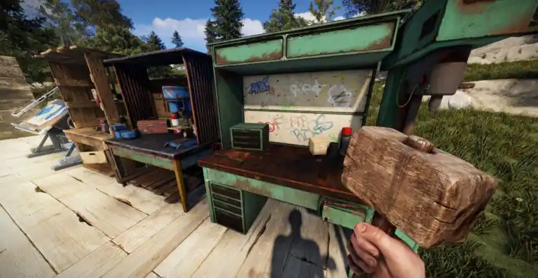 Lineup Of All Rust Workbenches