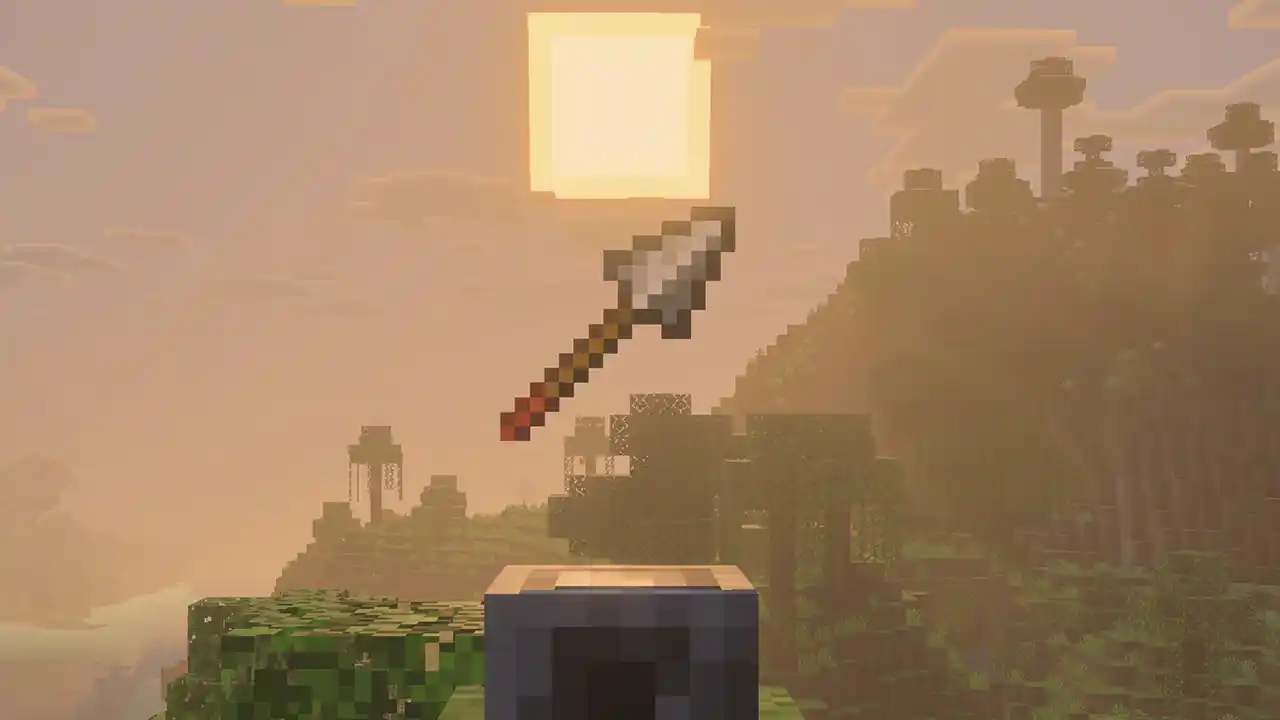The Spear Weapon In Minecraft