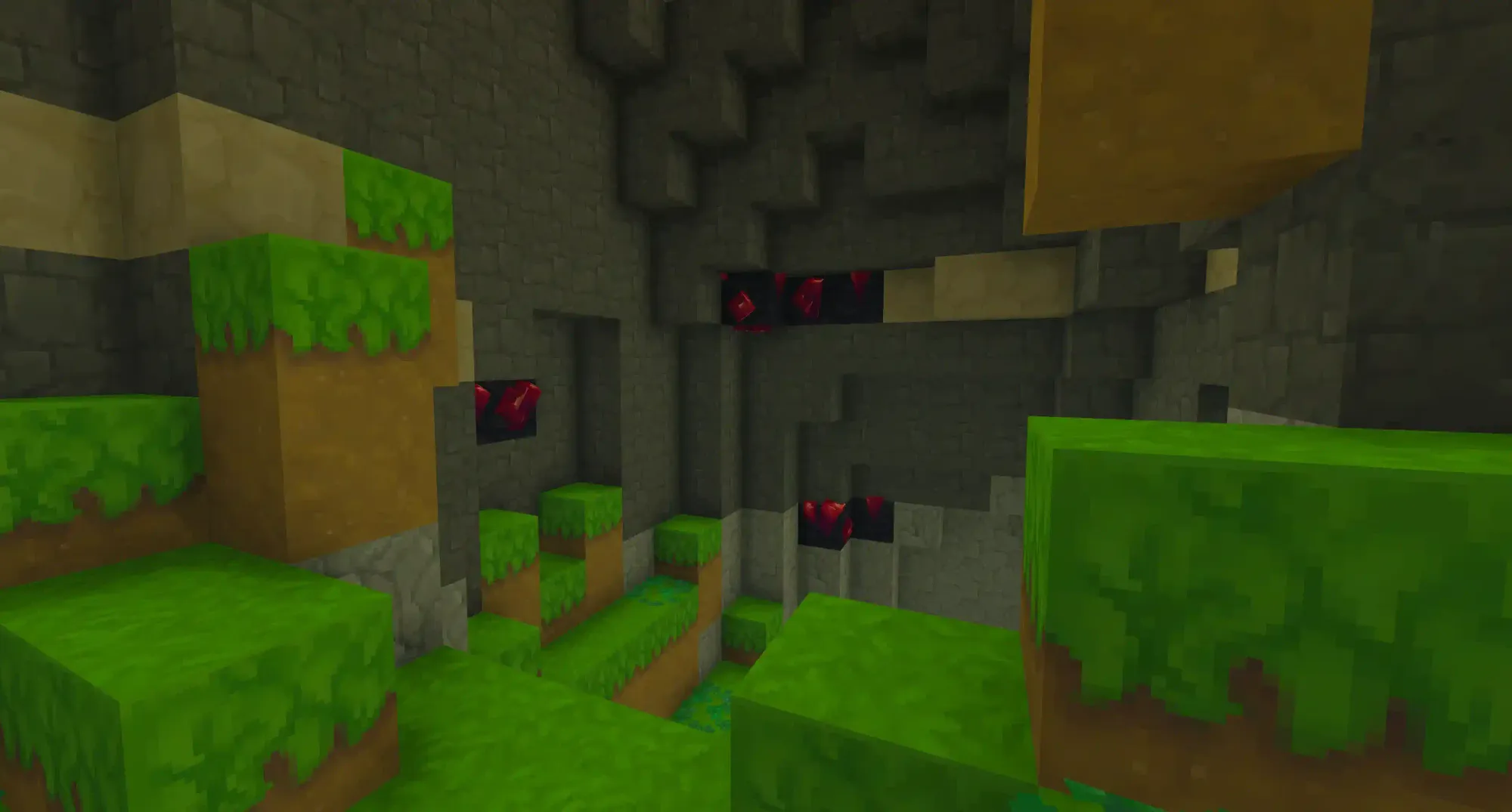 adamantite ore in a cave