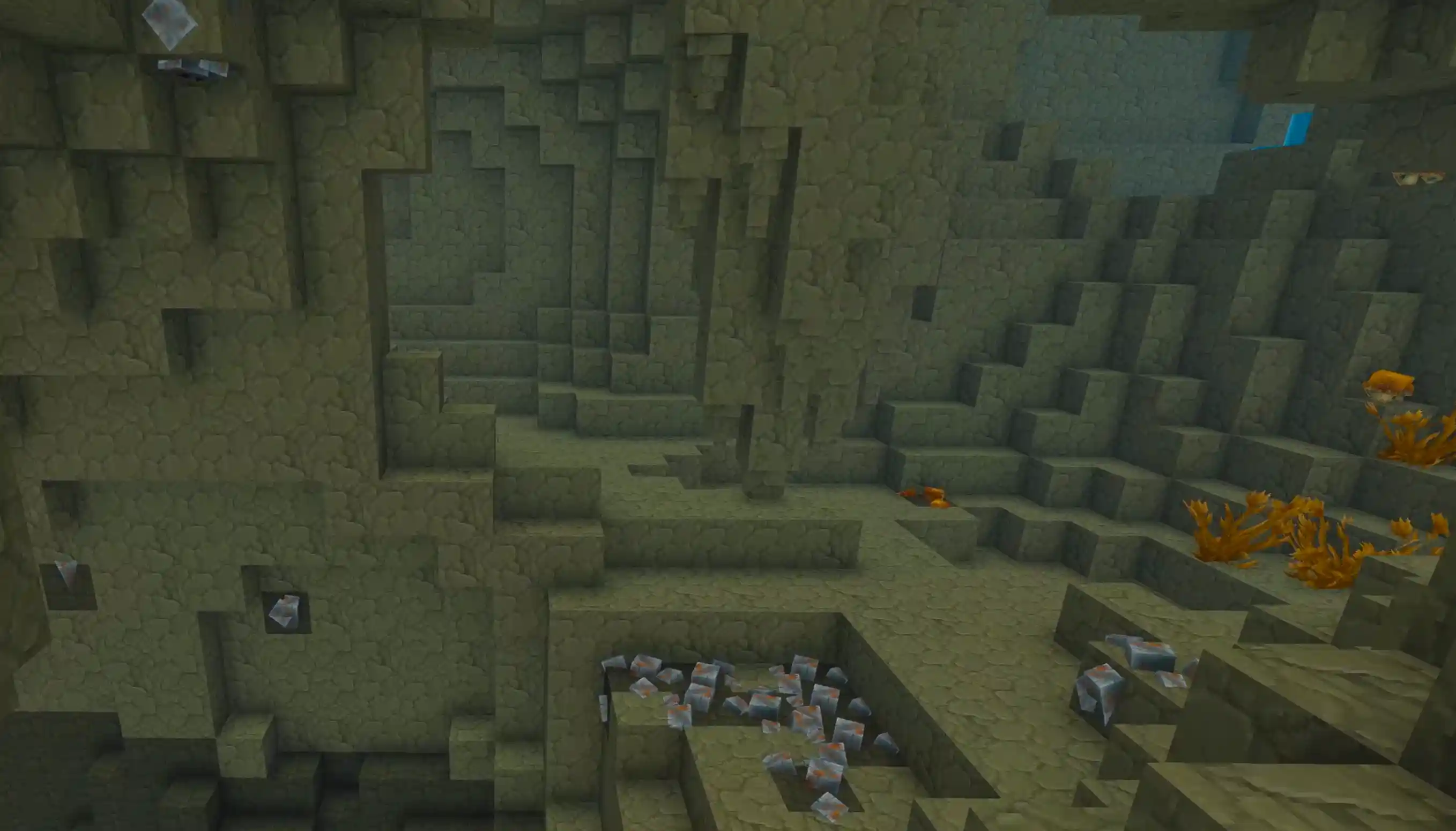 large iron ore vein in hytale