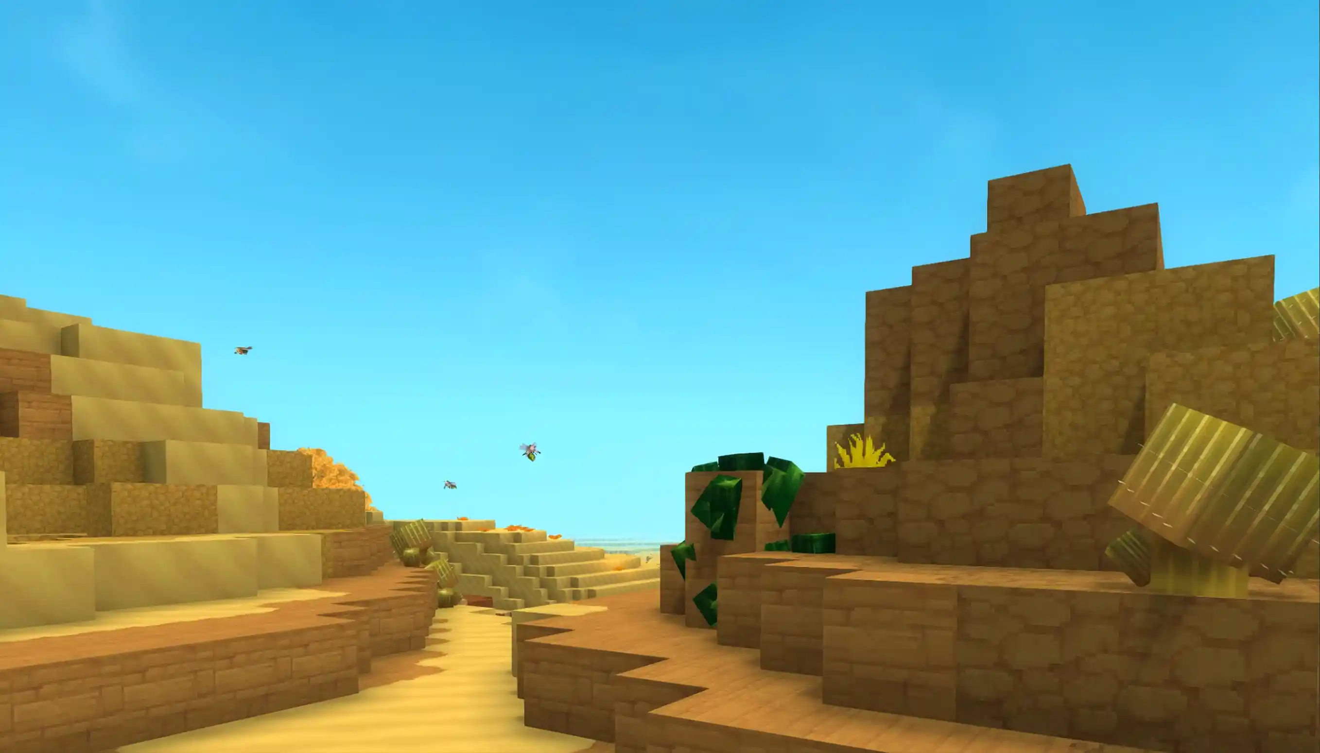 exposed thorium ore in badlands desert