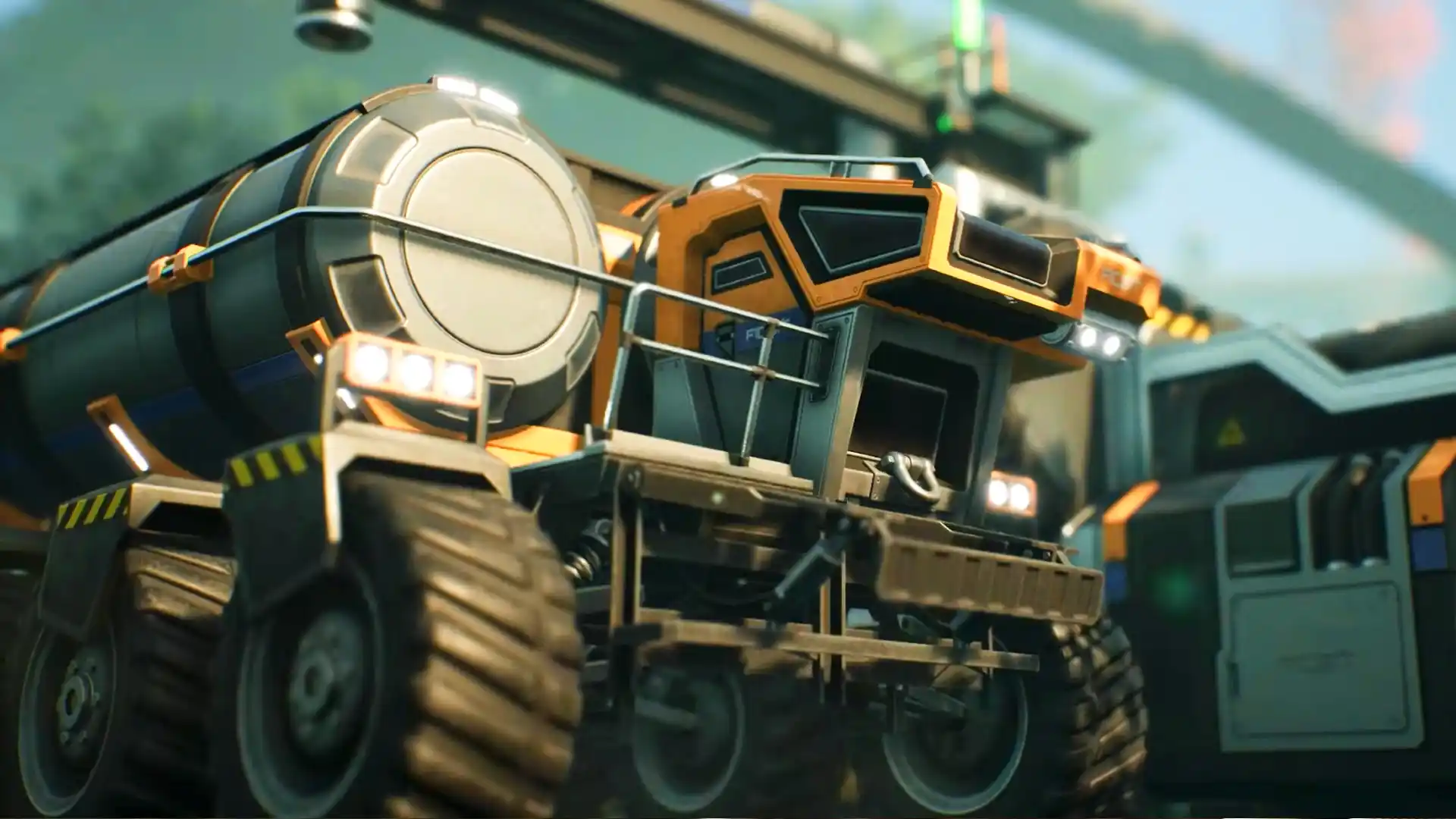 Satisfactory Fluid Truck.