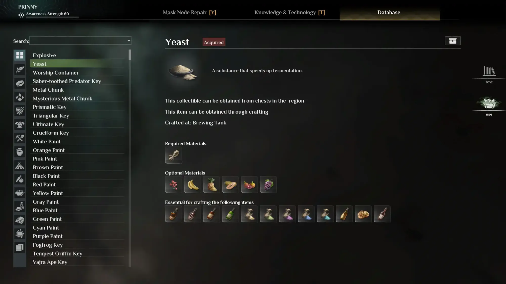 Soulmask Mask Knowledge Base