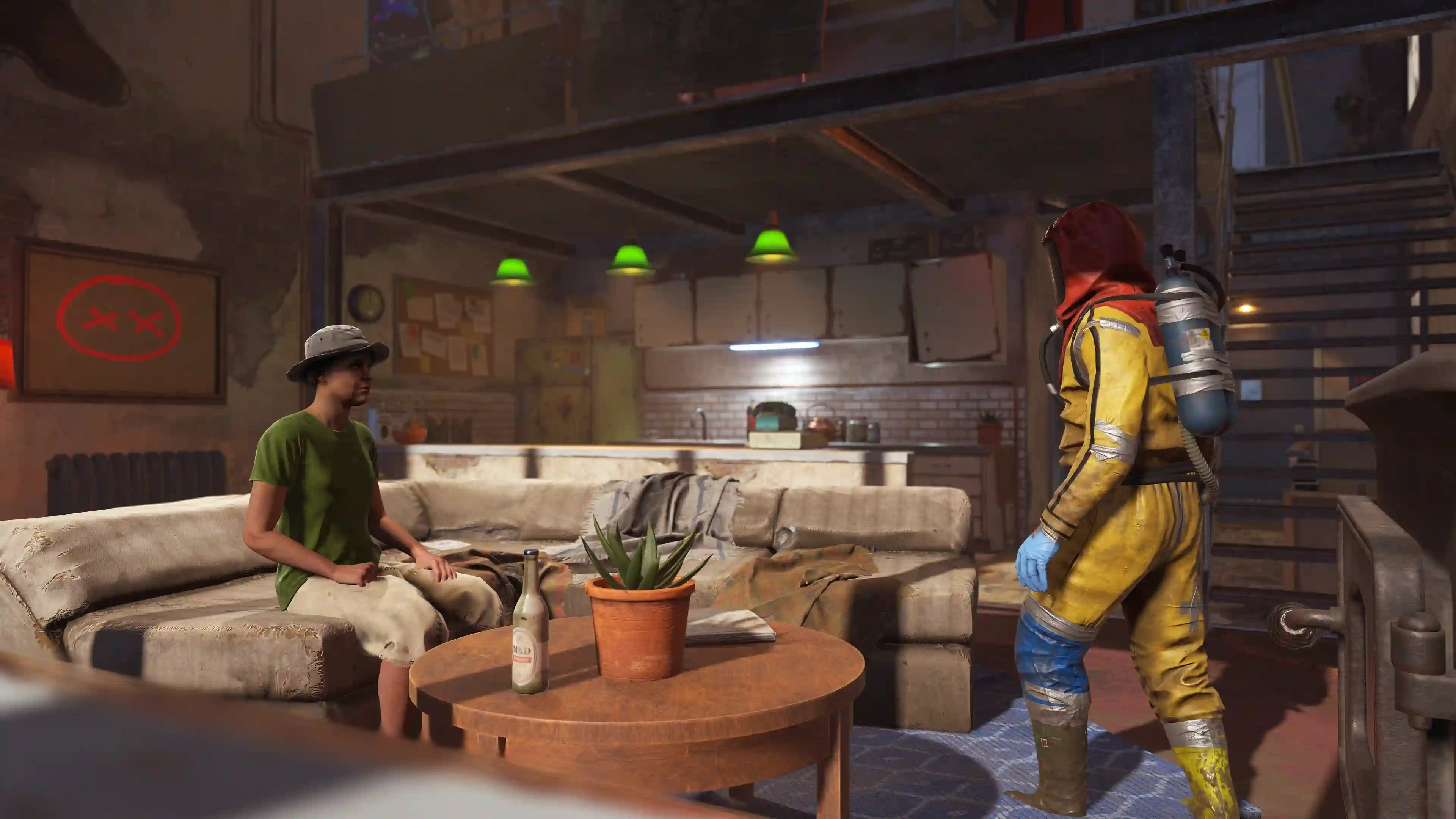 2 Rust players in a rust apartment