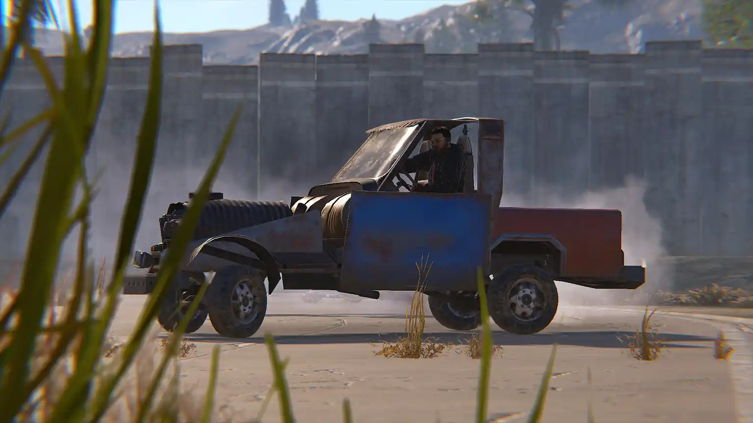 Rust modular car drifting