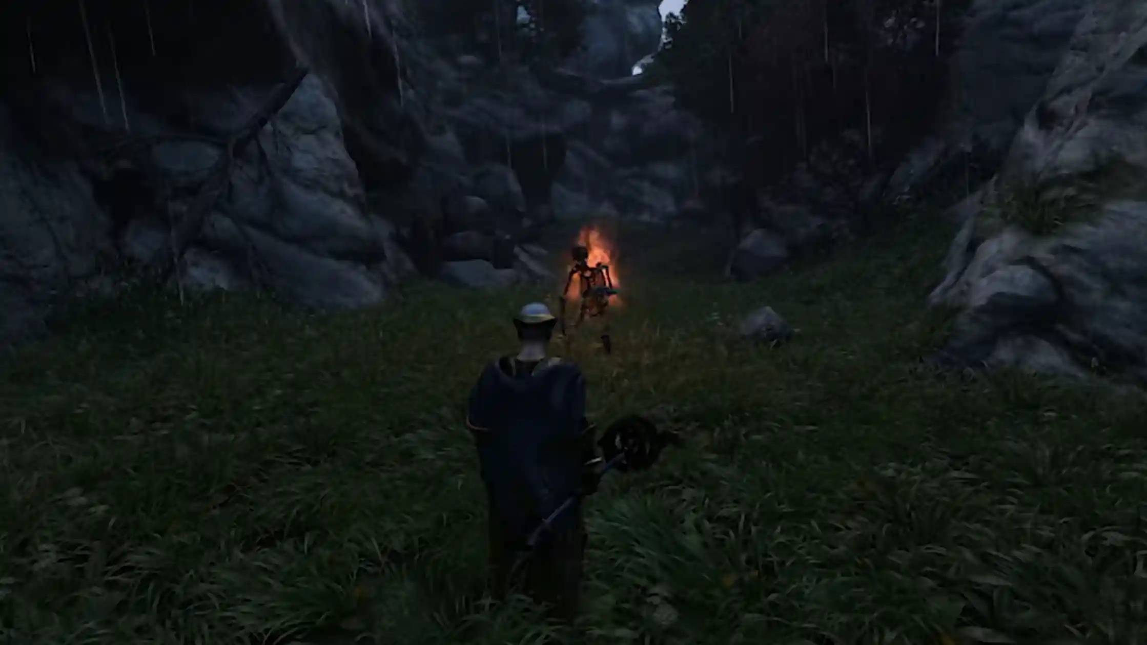 Fire totem summoning in enshrouded