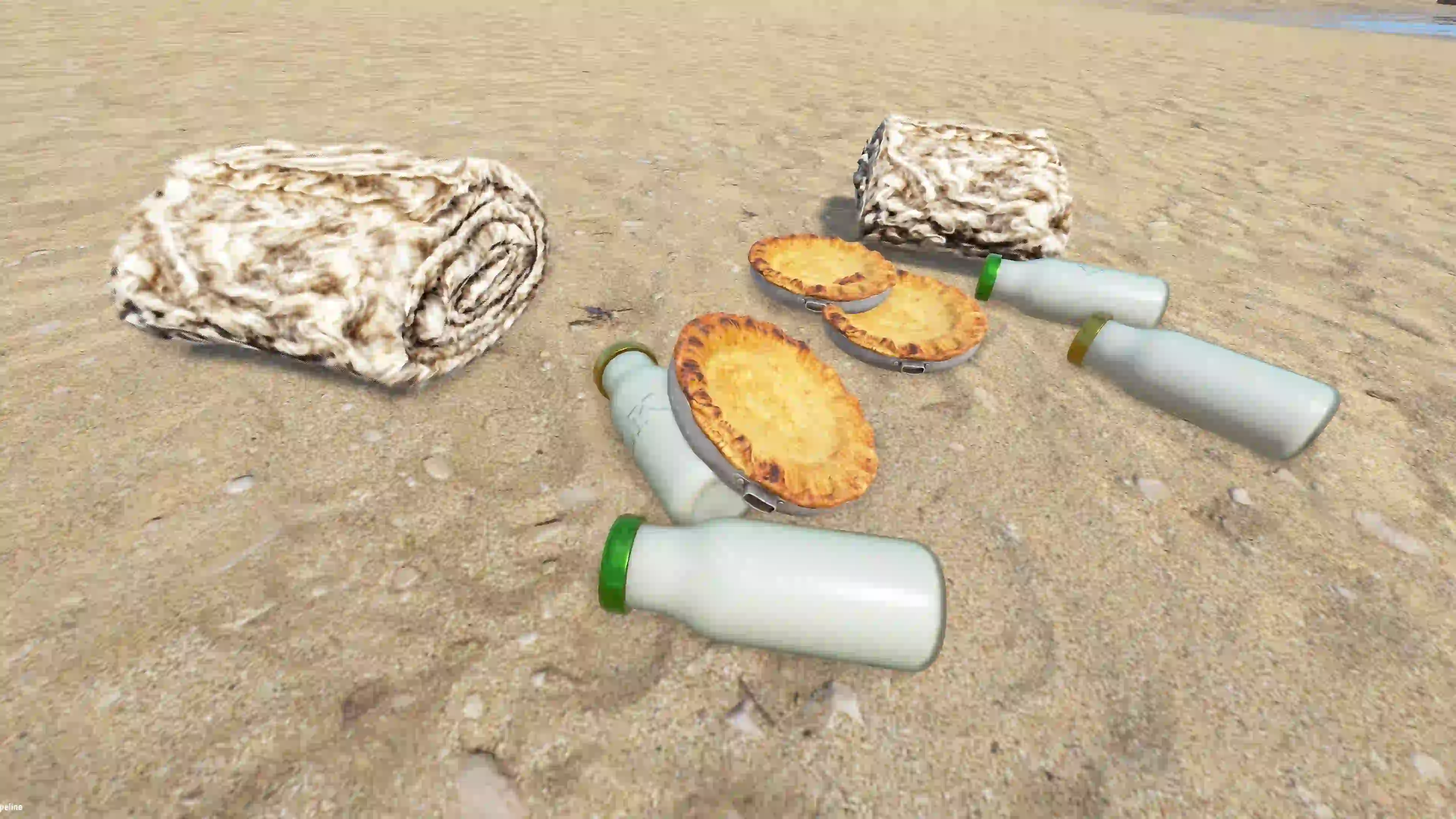 wool,milk and pies in rust